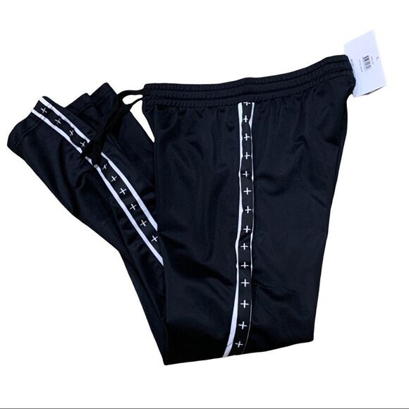 NWT S2 Sports Track Walking Pants Full Length Black Womens Sz M - Picture 3 of 10